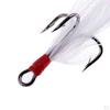 20 Pcs Fishing Hooks With Luminous Feather For Making
