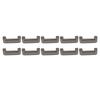 20 Pcs Arch Bridge Buckle 16.5x6x7mm Metal D Ring Connector Buckle with PH Screw for Leather