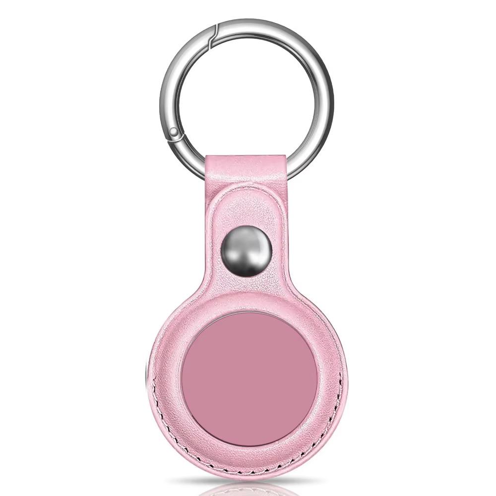 Für Apple Airtags Schlüsselanhänger Hülle Abdeckung Wasserdichter Schlüsselanhänger Ring PU Anti-Lost Gepäckanhänger Zubehör Schlüssel für Airtag Stoßstange Schale