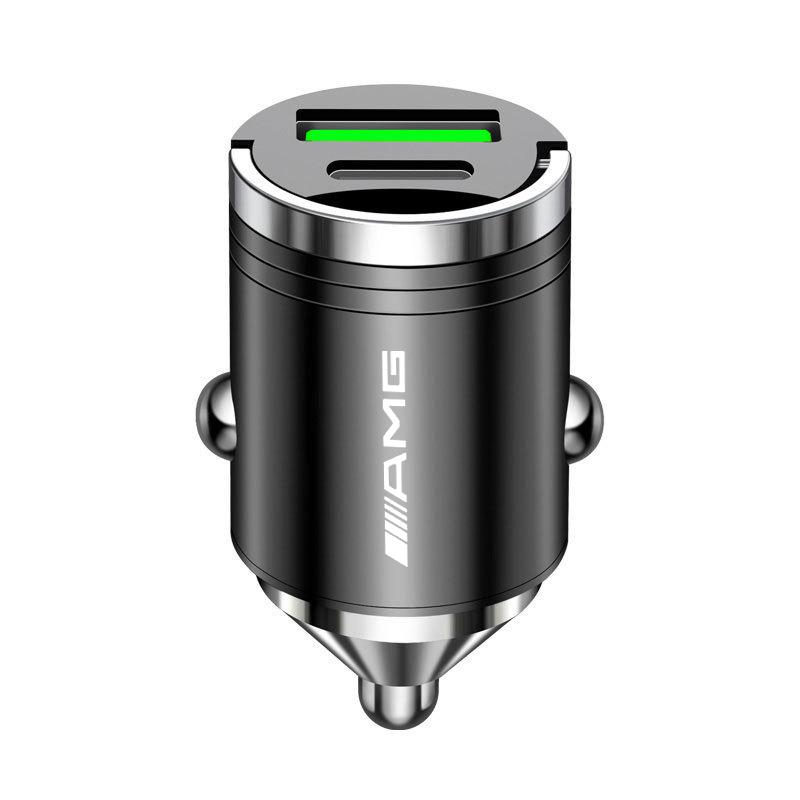 Car Fast Charger USB Type-C Ports Power Adapter Accessories For Mercedes Benz AMG A B C E R G S Class GLK CLA GLB GLC GLA W203