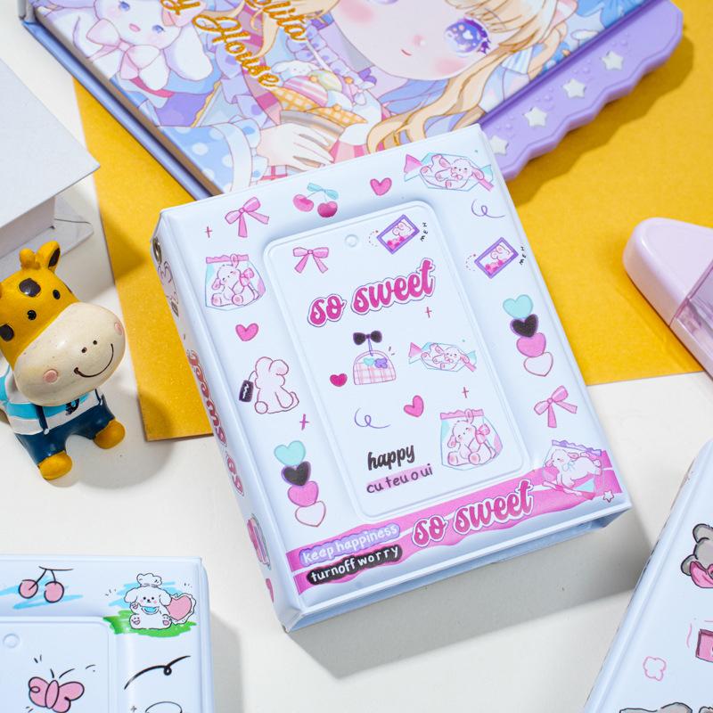 

Мультяшный 3-дюймовый альбом для фотографий и открыток, 36 карманов, мини-альбом для карточек, альбом для коллекции фотографий K-pop айдолов, держатель для хранения визиток A1