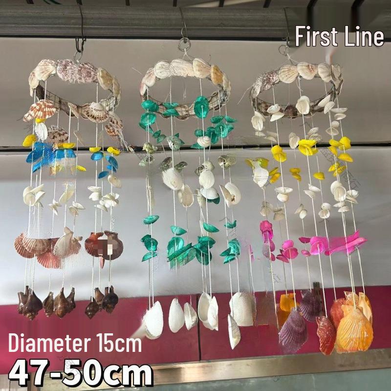 Seashell Ocean-Themed Wind Chime: Creative Hanging Home Decoration Ornament