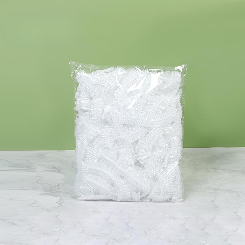 50/100 ks obalů na potraviny PE fólie Elastické víko misky Jednorázové a bezpečné Udržujte jídlo čerstvé a chutné Perfektní kuchyně Nezbytnost