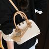 Popular Shell Bag Women 2025 New Trend Bowling Bag Casual Portable Oblique Span Bag Commuter Small Bag