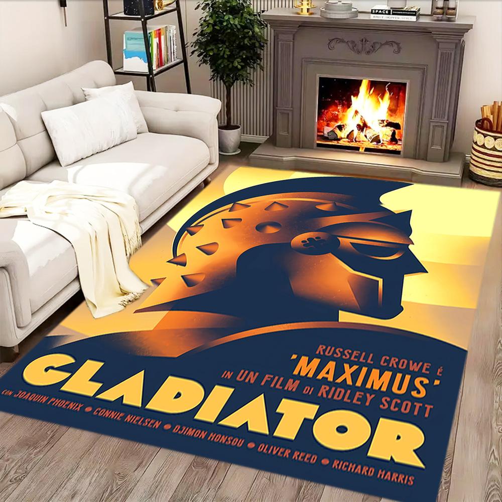 Gladiator Epic Journey Teppich für Wohnzimmer, Schlafzimmer, Heimdekoration und als Geschenke.