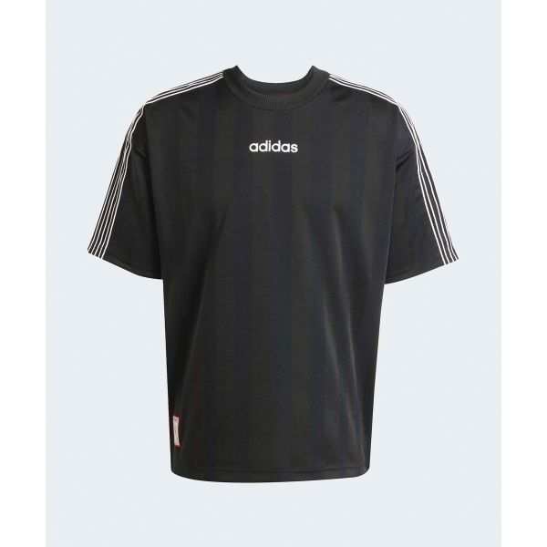 Adidas Originals 90S Comfortable Simple Versatile Fashion Striped Football Shirt Men tops JX3068