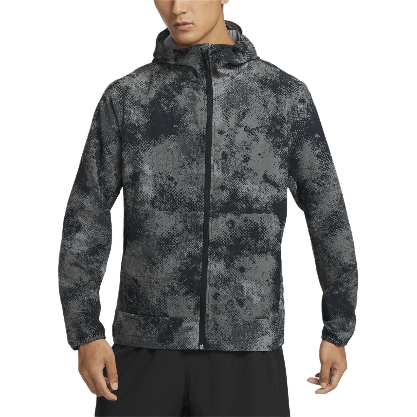 Nike Unlimited Jacket  Grey Black  Men s FZ1093-010 L