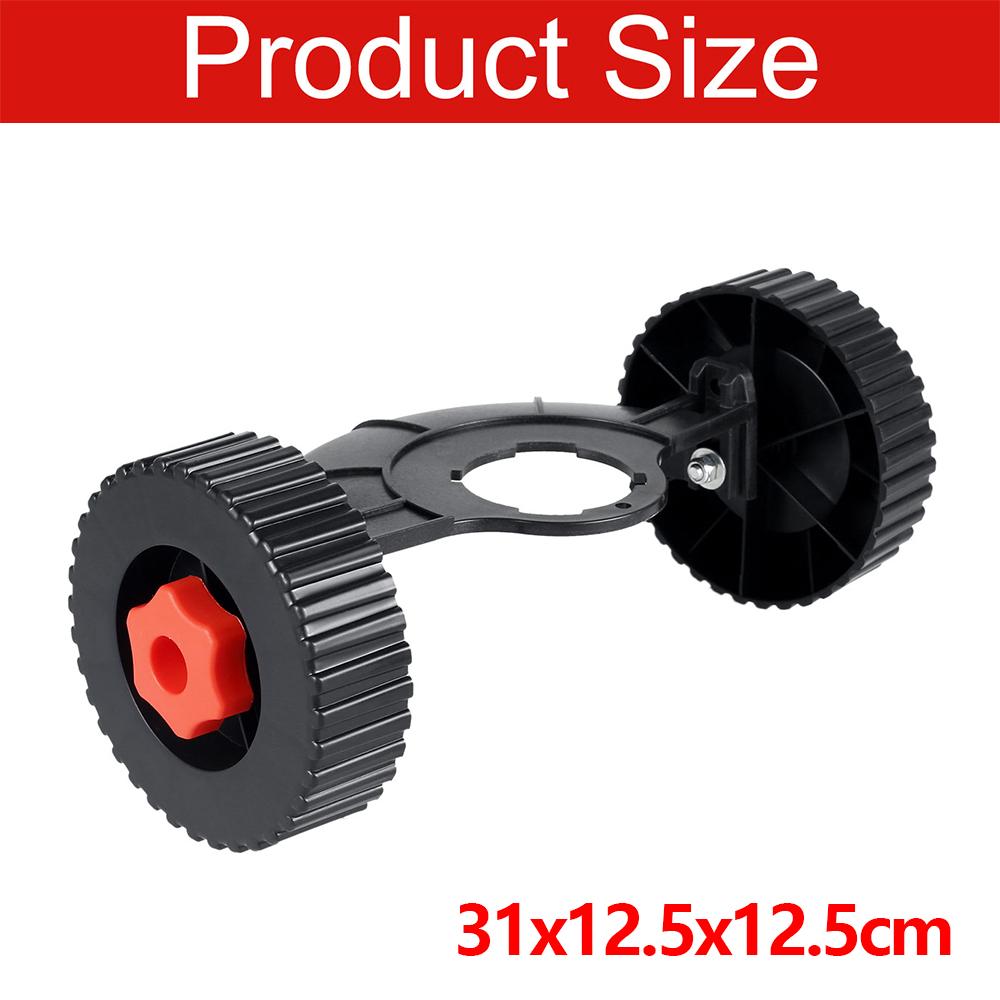 

Опорные колеса для триммера Универсальные опорные колеса для аккумуляторного триммера Садовые аксессуары Снижение шума Устойчивая конструкция