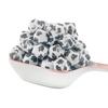 10Pcs 14mm Printed Hexagon Silicone Beads Leopard Bead For Jewelry Making DIY Beadable Pen Keychain Bracelet Accessories