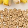 100pcs Calla Lily Flower Wax Seal Stickers, Oval Self-adhesive Wax Stickers, for Decorating Wedding Invitations, Festival Gifts