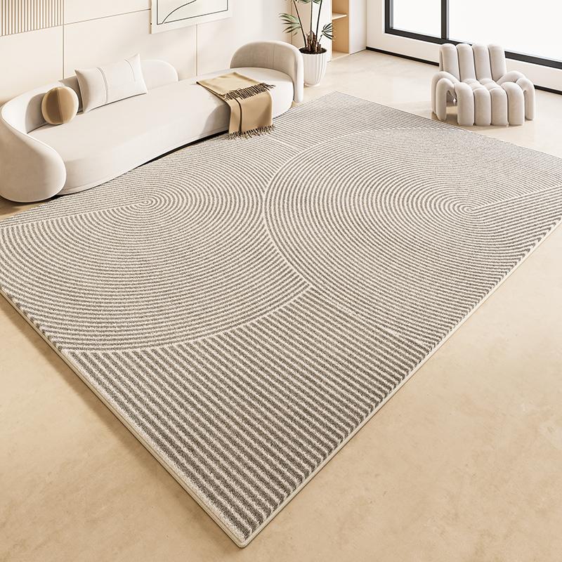 Minimalist Line Living Room Decoration Plush Carpet French Style Rugs for Bedroom Home Washable Lounge Rug Fluffy Soft Floor Mat