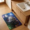 Movie-G-Ghostbusters Floor Carpet Anti-slip Absorb Water Long Strip Cushion Bedroon Mat Welcome Rug