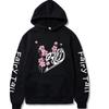 Japanese Anime FairyTail Men's Hoodie Vintage Unisex Pullover Men Vintage Graphic Hoody Tops Oversize Clothing