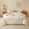 Western Jacquard Feather Silk Cotton All-Season Quilt