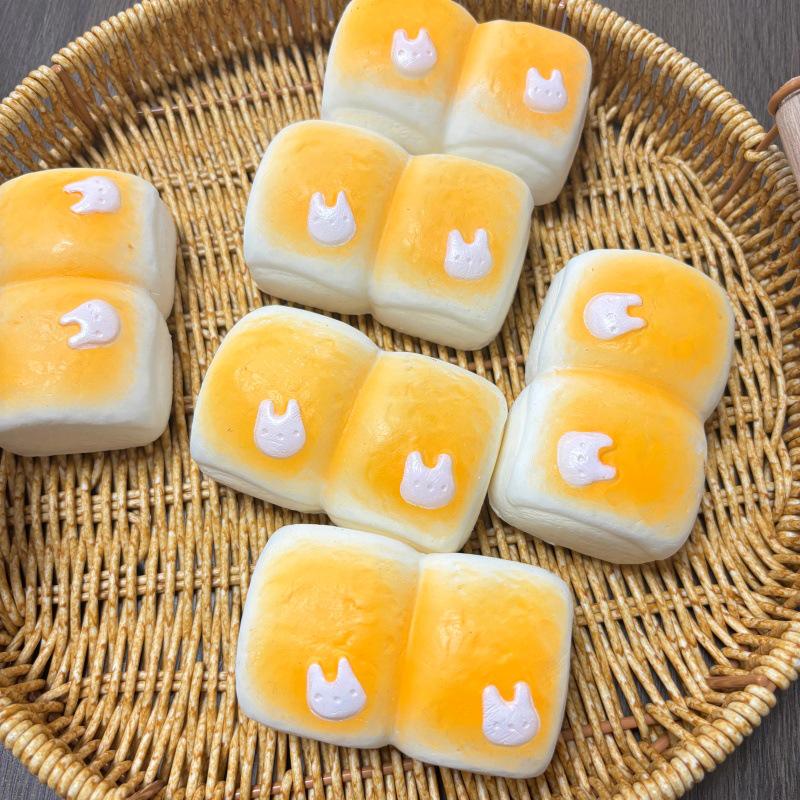 Xiaohongshu Style Slow Rebound Squeeze Toy: Super Soft Little Rabbit Print Decompression Toy