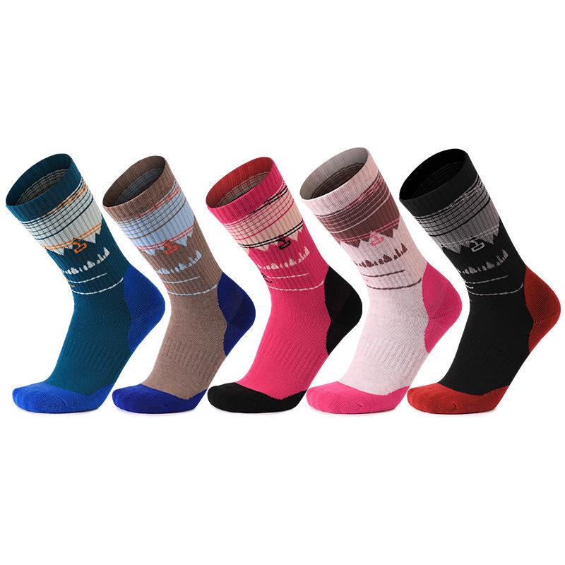 Children's Full Terry Ski & Hiking Socks - Women's Mid-Calf Warm Merino Wool