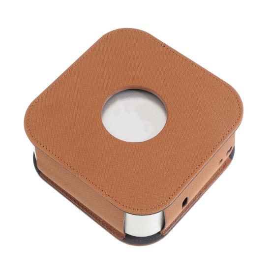 Yousheng Mini 4 Protective Cover Faux Leather Mini 4 Case Desktop Computer Host Protective Sleeve Dustproof Cover Shell Protector for Mac Mini4