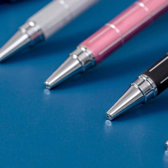 Student Mechanical Pencil 0.5/0.7mm Lead Anti-Break Buffer Design Easy Refill Clip Writing Pen Metal Body Primary School Student Mechanical Pencil