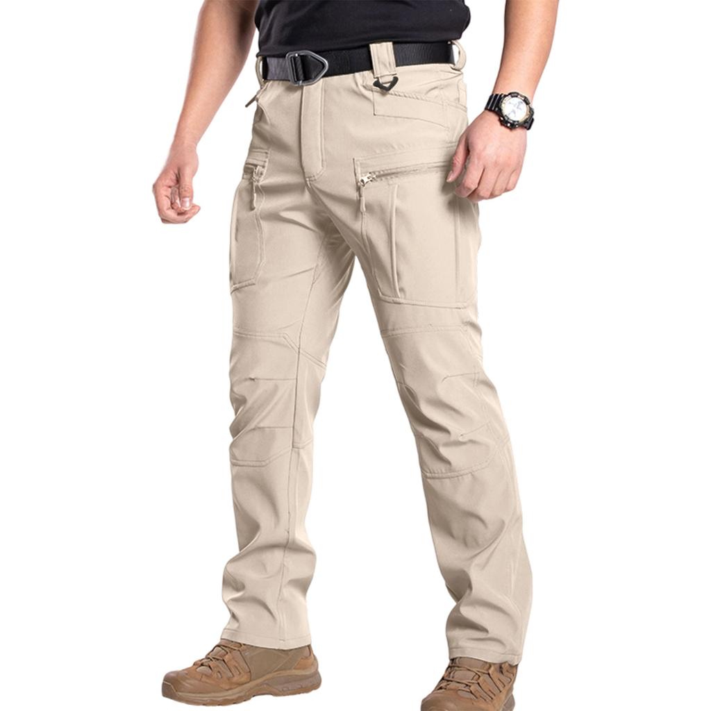 Mens Pants Ripstop Cargo Work Pants With Multi-pocket Water Resistant Breathable Hiking Camping Travel Fishing Construction Pants