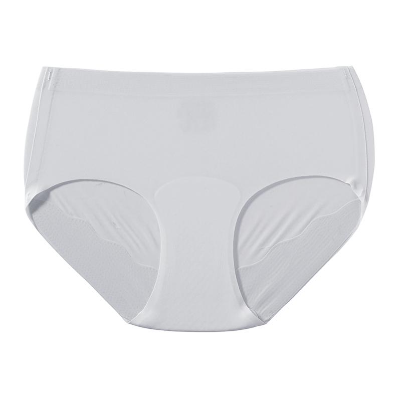 TERMEZY Women's Sexy Mid-Rise Briefs Solid Color Ultra-Light Second-Skin Panties Invisible Seamless Breathable Triangular Underwear