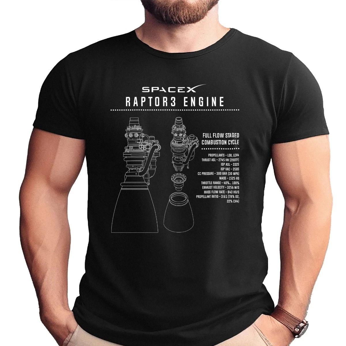 Raptor 3 Engine Schematic Shirt XS