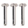 4x22x8.5mm 100 Set M3 Tubular Rivets Set Metal Double Cap Rivet Studs for PU Leather Clothing