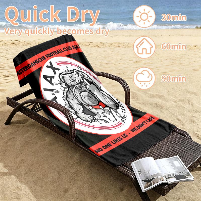 AFC Ajax Beach towels also serve as bath towels summer essential a musthave for the outdoors the beach and the pool