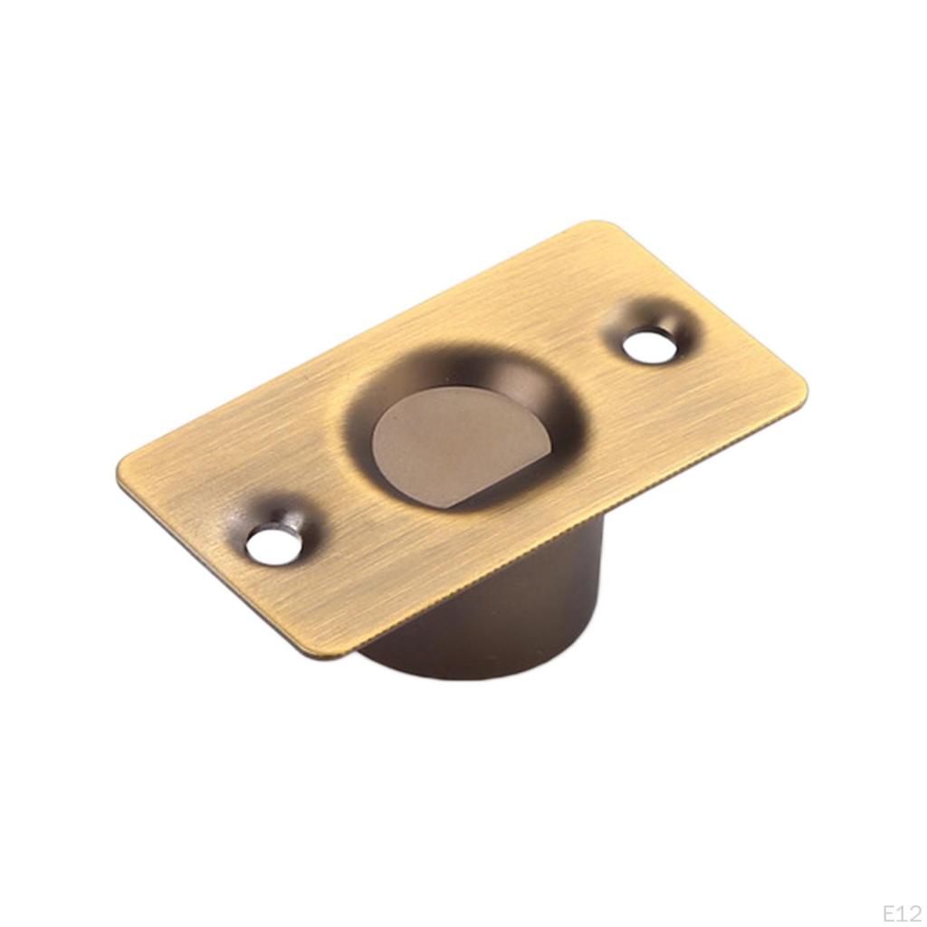 Magnetic Door Stop Quiet Hidden Stopper for Dorm Office Buildings Home Milky White