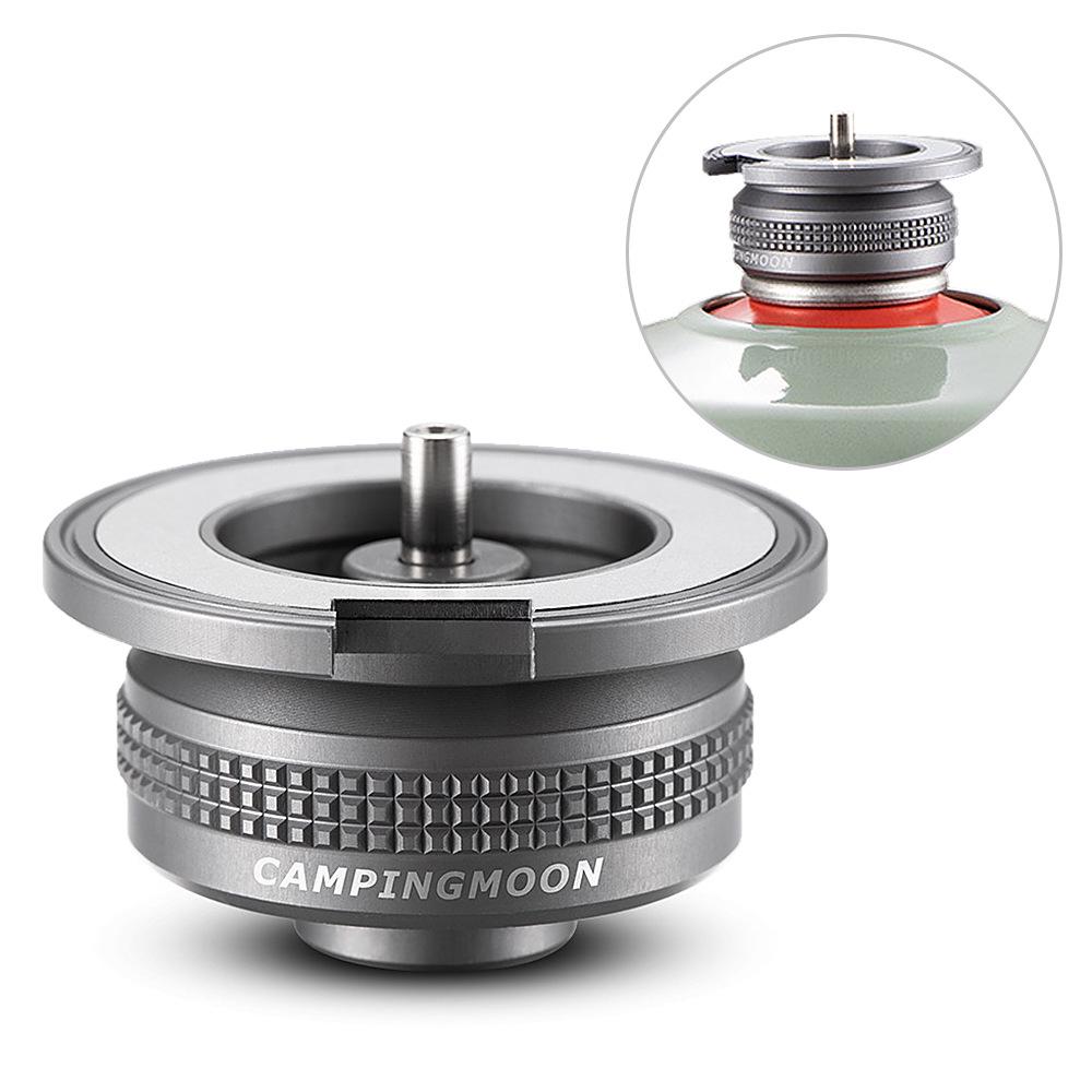 German Standard LPG Stove Head: Outdoor Gas Can Adapter with Long Flat Cassette and Inflatable Valve Connector Pipe