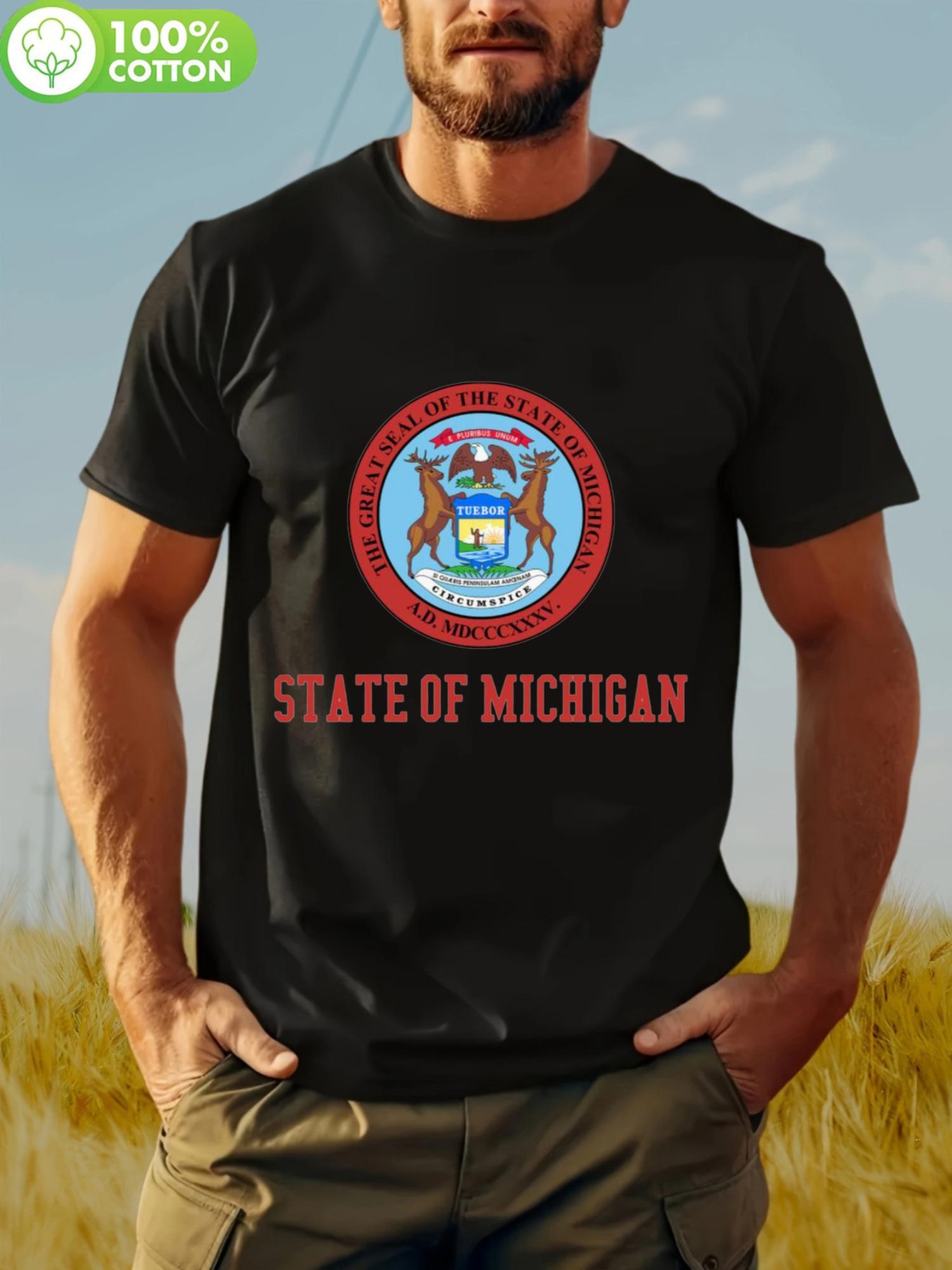 Michigan State Graphic T-shirt - Casual Crew Neck XL