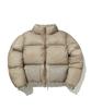 Suade Short Puffer Jacket [Beige]