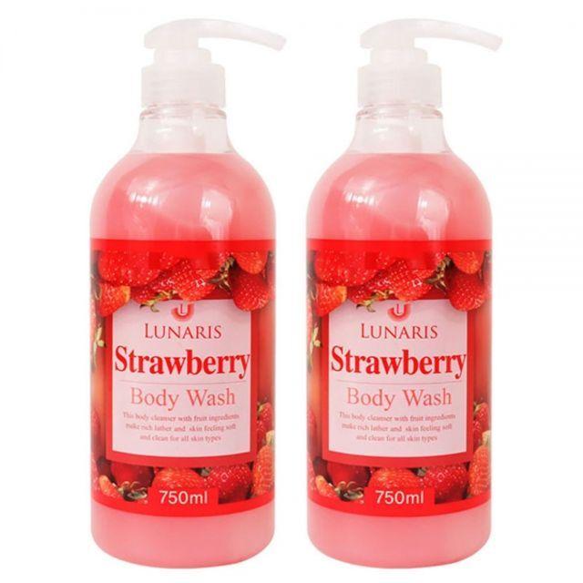 

AJFOMWMP Strawberry Scented Body Wash for Tired Body and Mind 750ml (2 Strawberries)