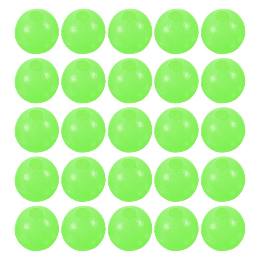 M METERXITY 200pcs Glow Fish Beads - Plastic Luminous Round