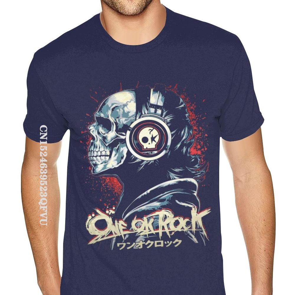Cheapest One OK Rock T Shirt Hip Hop Rock Shirt For Men Plus Size T Shirt Cotton Tops T Shirt Funny Man Top T-shirts Customized