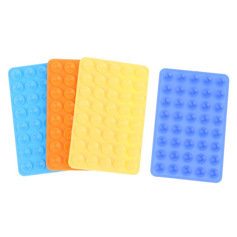 1Pc Backed Adhesive Sucker Pad For Fixed Pad 40 Double Side Silicone Suction Pad For Mobile Phone Fixture Suction Cup