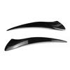 A28G-Front Headlight Cover Head Light Lamp Eyelid Eyebrow Trim For BMW 5 Series GT GT528 GT535 GT550 F07 Real Carbon Fiber Parts