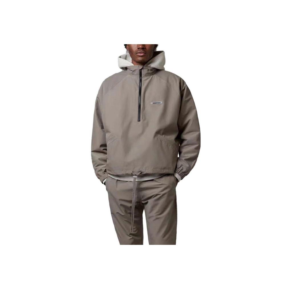 Fear of God Essentials Track Jacket Unisex Jacket Taupe Gray 0202250500043