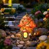 Waterproof Solar Fairy Tale Garden Night Light - Creative Resin Ornament