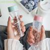 200ML Cartoon Pattern OutdoorDrinking Bottle Cup Anti-drop Plastic Cup Portable Outdoor Water Bottle