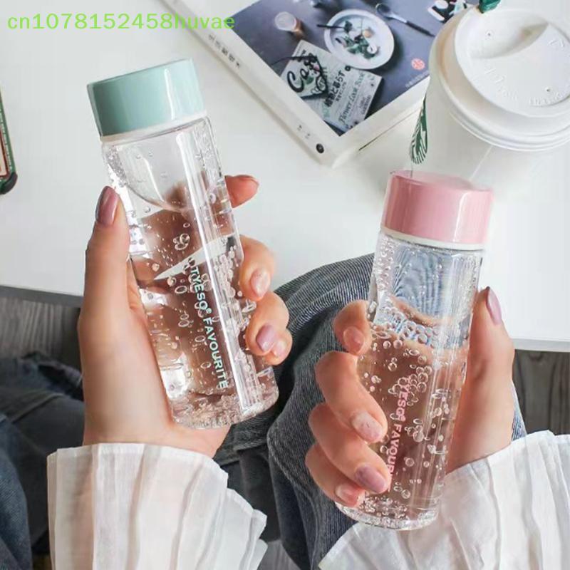 200ML Cartoon Pattern OutdoorDrinking Bottle Cup Anti-drop Plastic Cup Portable Outdoor Water Bottle