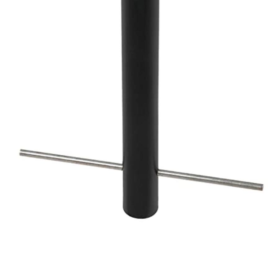 URack Below Ground Mount Bike Rack with 2Bike Capacity Durable Steel Construction and Black Powder Coat Finish Ideal for Commer