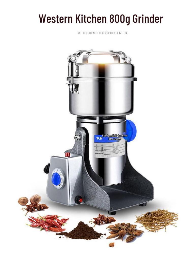 Ultra-Fine Stainless Steel Electric Grain and Herb Grinder