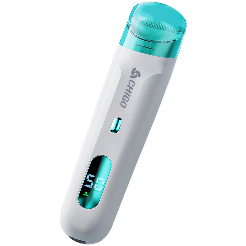 CHIGO Baby Hair Clipper with Auto Suction & Low Noise CN plug (adapter included)