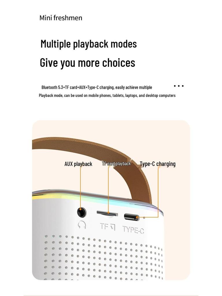 Y1 Bluetooth Wireless Children's Home KTV Microphone Speaker Set