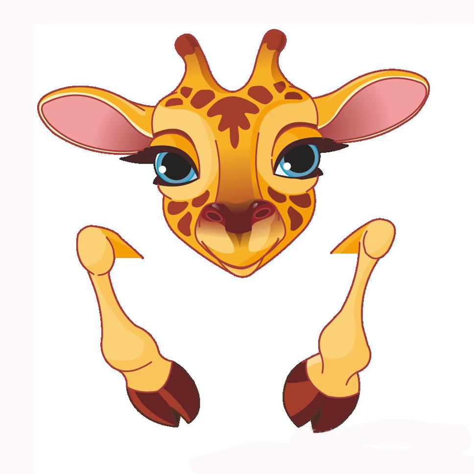 Wandaufkleber Tiere Katze Licht Dekor Abziehbilder Kunst Wandbild Baby Kinderzimmer