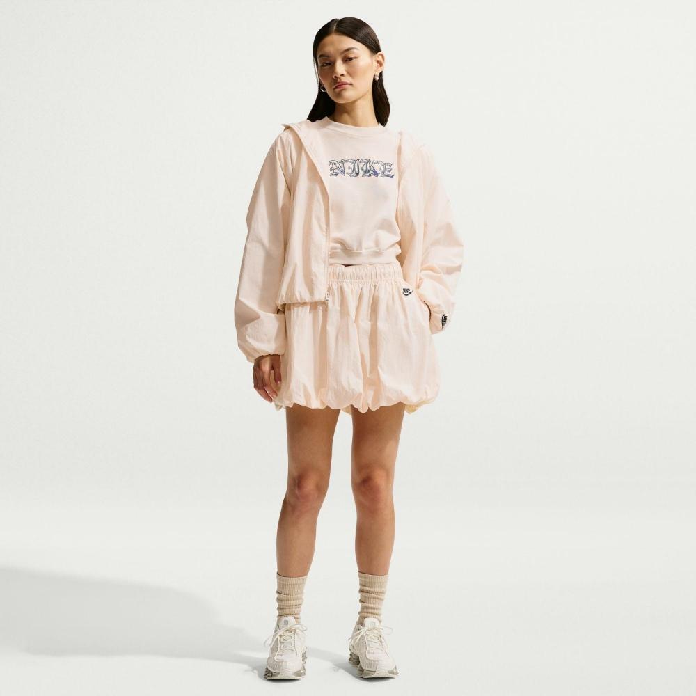 Nike W Bubble Skirt Iq0062 102chalk Black