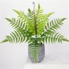 Faux Greenery Wall Panel Featuring 9head Iron Tree And Ferns For Home Indoor Decor