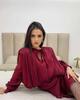 European & American Resort Style Elegant Irregular Mesh Puff Sleeve High-End Long Sleeve Dress