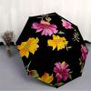 1pc Floral Pattern Automatic Open/Close Umbrella, Portable Folding umbrella for Everyday Use yy250826010