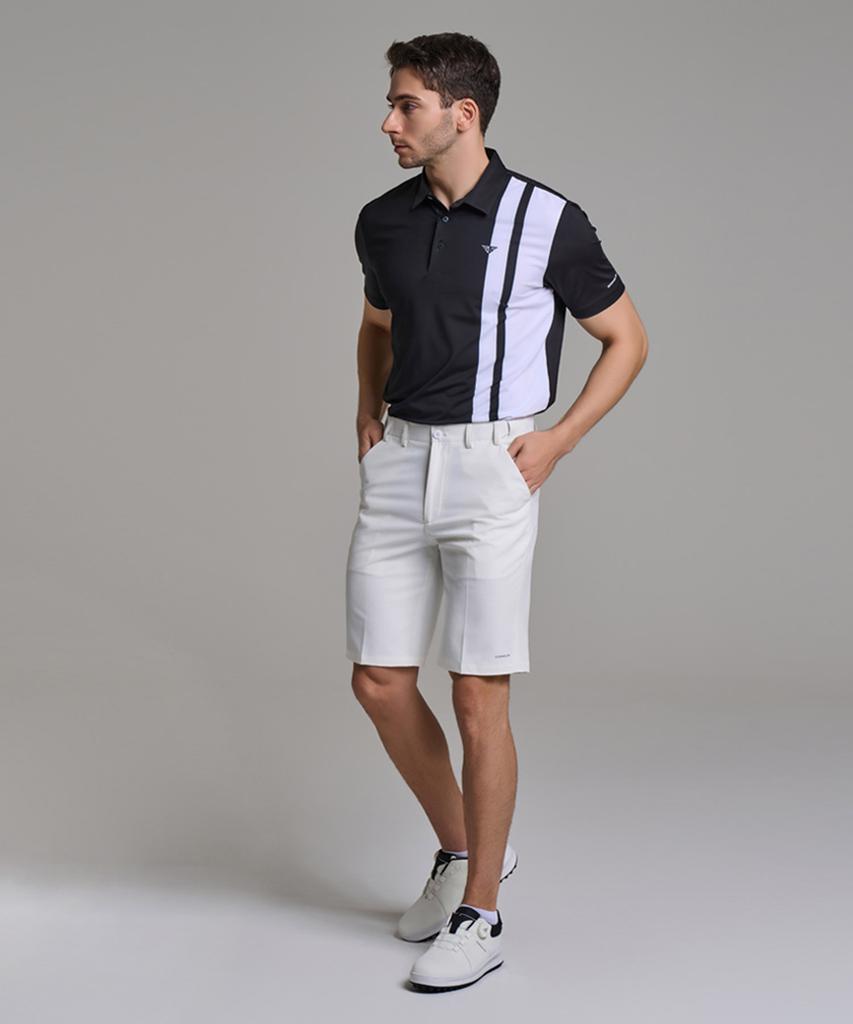 DOWNBLOW [2Pack] Men'S Functional Sports Golf Wear Magic Banding Stretch Formal Knee-Length Shorts Db4204M